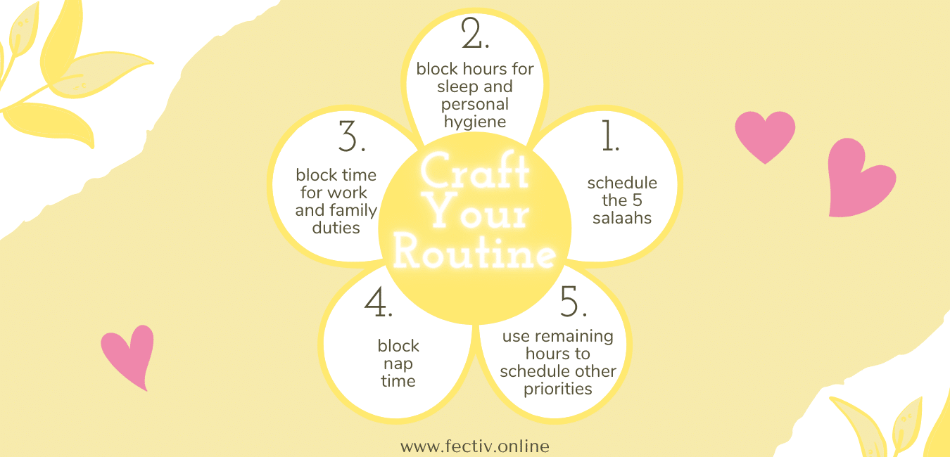 4 easy steps to craft your ideal muslimah routine