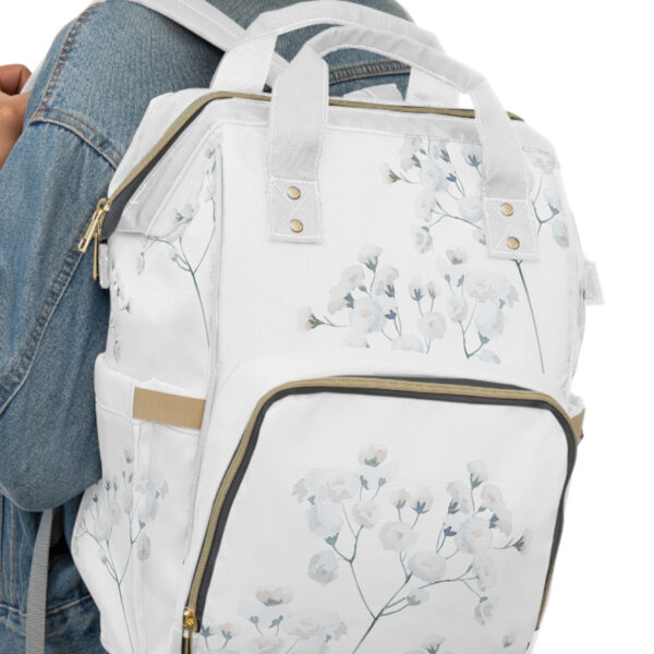 Floral Diaper Bag - Backpack for Moms - Image 5