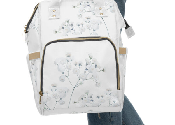 Floral Diaper Bag - Backpack for Moms - Image 6