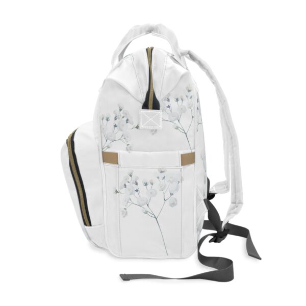 Floral Diaper Bag - Backpack for Moms - Image 3