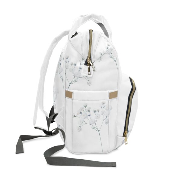 Floral Diaper Bag - Backpack for Moms - Image 4