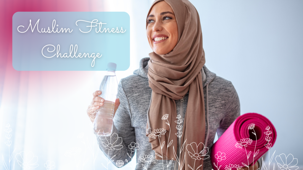 Woman smiling and ready for the Muslim fitness challenge