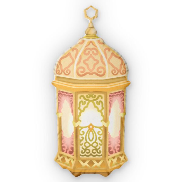 Ramadan Decoration - Lantern Shaped Pillow – Home Décor - Image 2